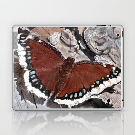 Cloak of Mourning Butterfly Laptop & iPad Skin