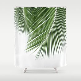 Delicate palms Shower Curtain