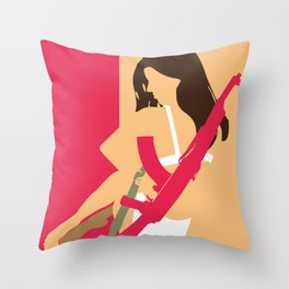 Femme Fatale Throw Pillow