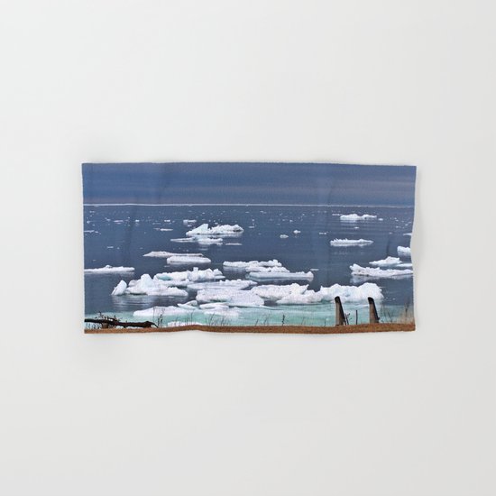 Icebergs on a Calm Sea Hand & Bath Towel
