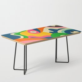 Colorful Mid Century Abstract  Coffee Table