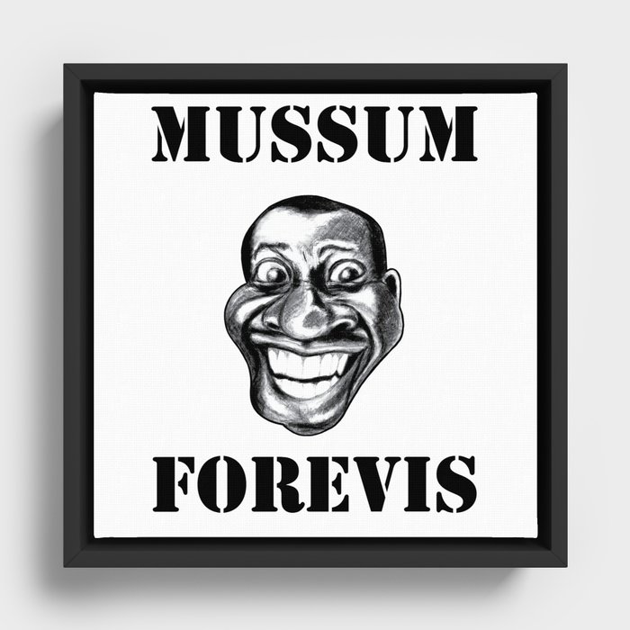 Mussum Forevis Framed Canvas