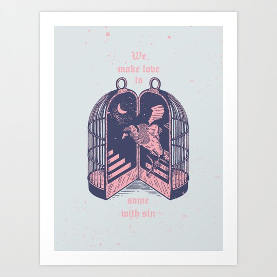 Sin Art Print