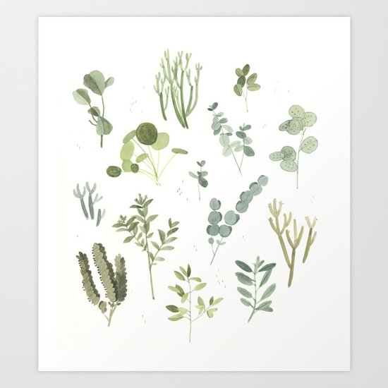Plants Art Print