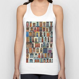 Collage of Kiev front doors,Ukraine Tank Top
