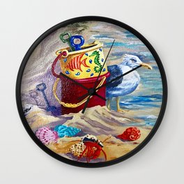 Nantucket Seagull Wall Clock