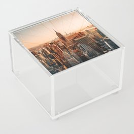 New York City double exposure Acrylic Box