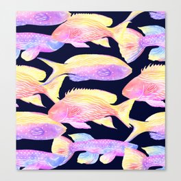 My Luminous Fishies Canvas Print