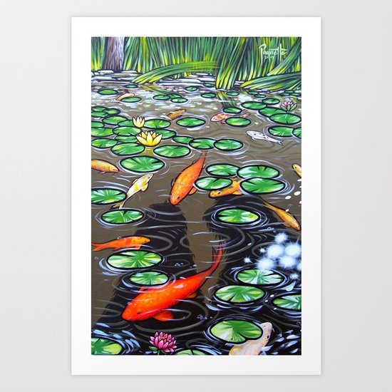 Koi Art Print