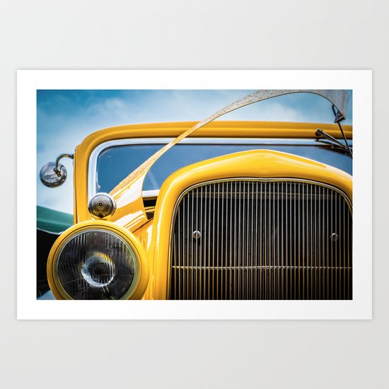 Yellow Truck Art Print