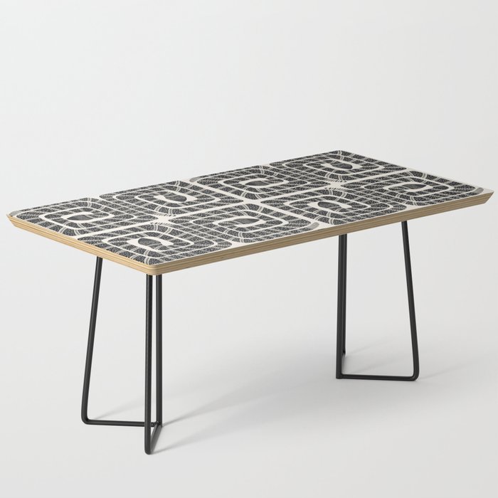 Fun polka dots and stripes snake pattern Coffee Table