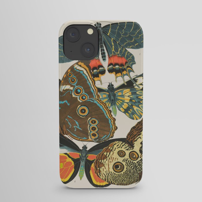 Butterfly and Moth Print by E.A. Seguy, 1920s #10 iPhone Case