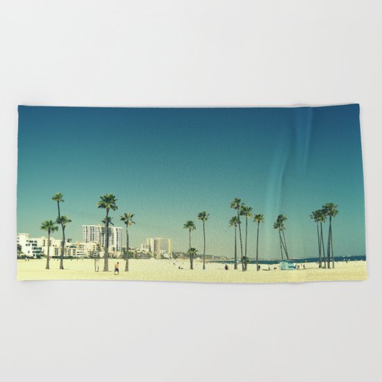 Summer Beach Blue Beach Towel