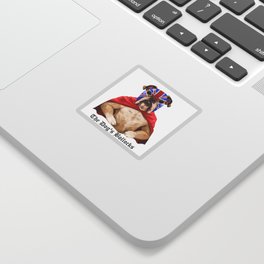 luchadog's bollocks Sticker