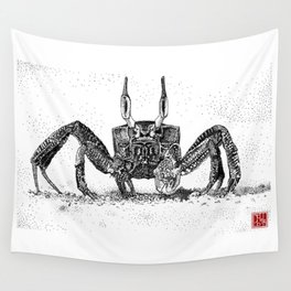 Ghost Crab Wall Tapestry