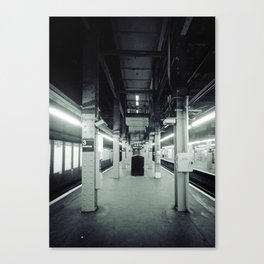 NYC Subway one point perspective Canvas Print