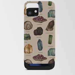 Gems and Minerals iPhone Card Case