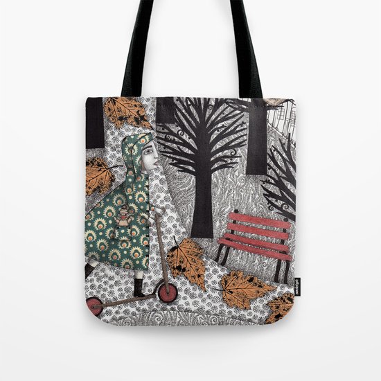 Autumn in the Park Tote Bag
