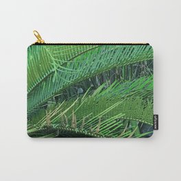 Tropical Palm Leaves Blowing In The Breeze Carry-All Pouch