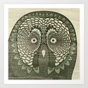 Owlustrations 3 Art Print