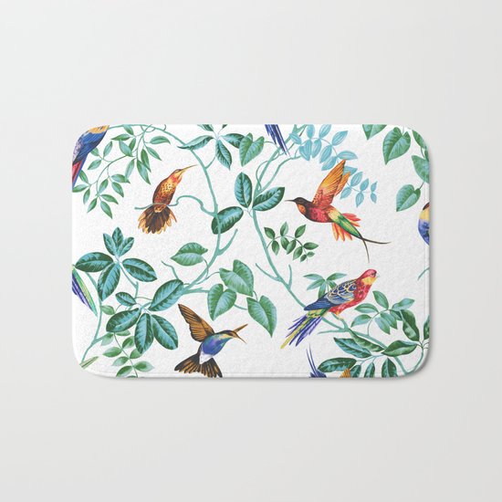 Jungle Birds II Bath Mat