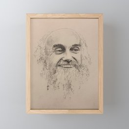 Ram Dass Framed Mini Art Print