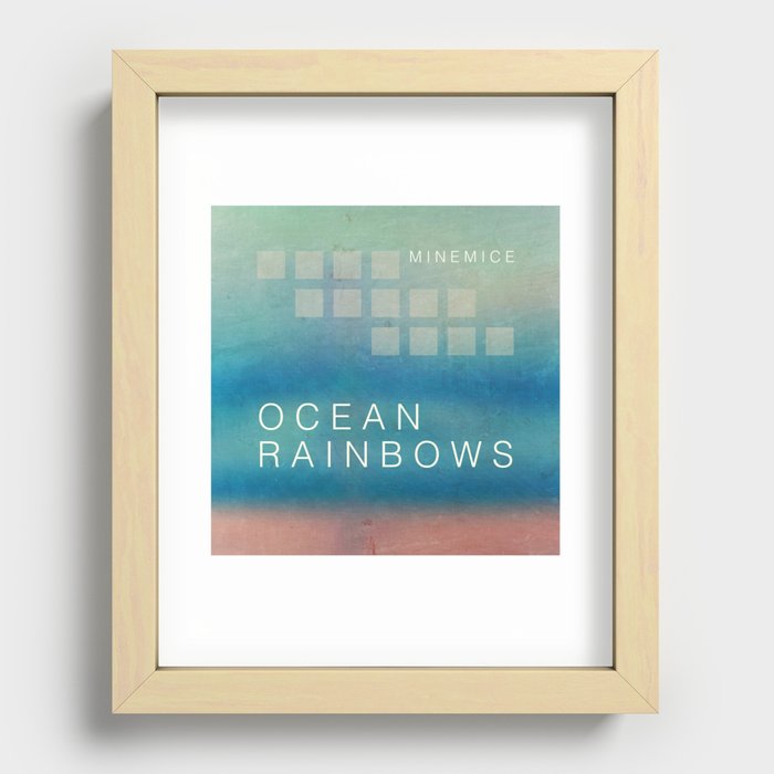 Ocean Rainbows Recessed Framed Print