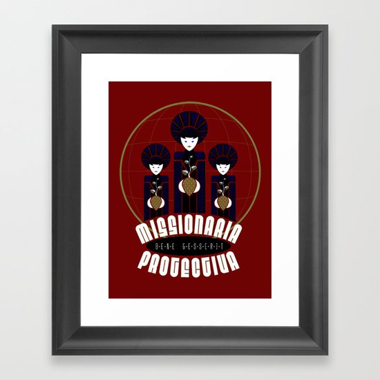Missionaria Protectiva Framed Art Print