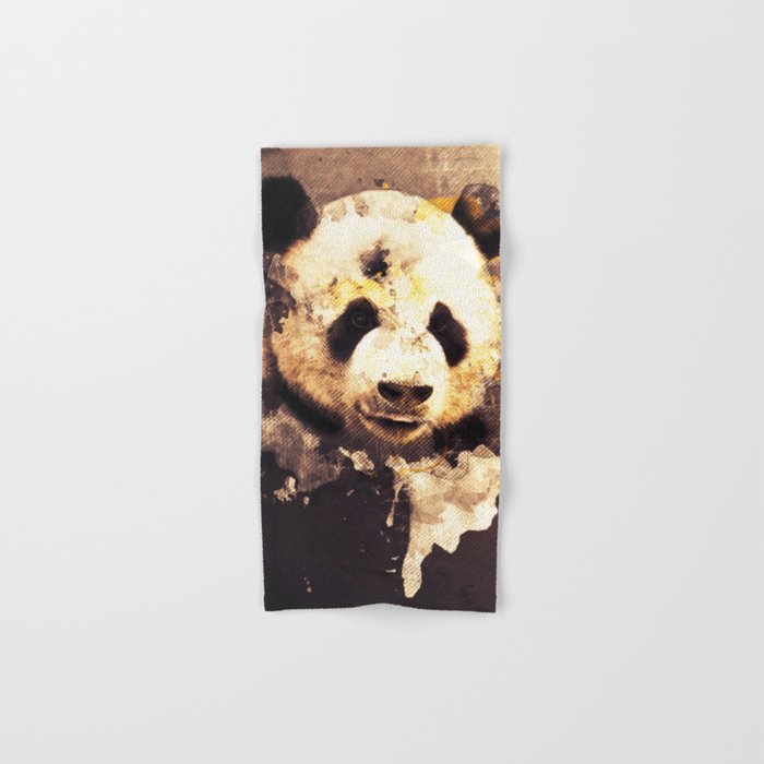Panda Painting Abstract Art Bears Black And White Animals