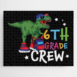 6th Grade Crew Student Dinosaur Jigsaw Puzzle