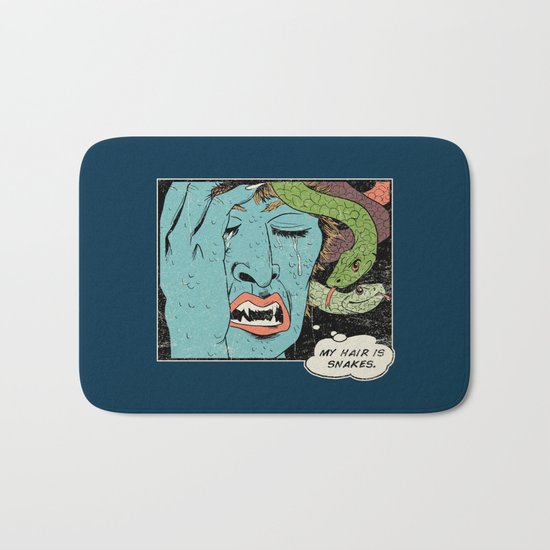 Mythical World Problems Bath Mat