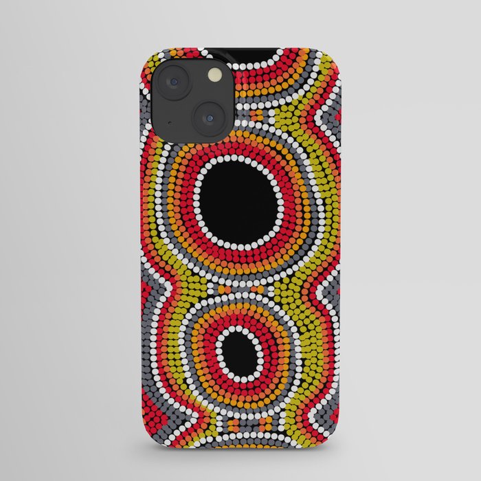 Authentic Aboriginal Art - Seed Pod iPhone Case