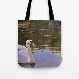 Sunset Swan Tote Bag
