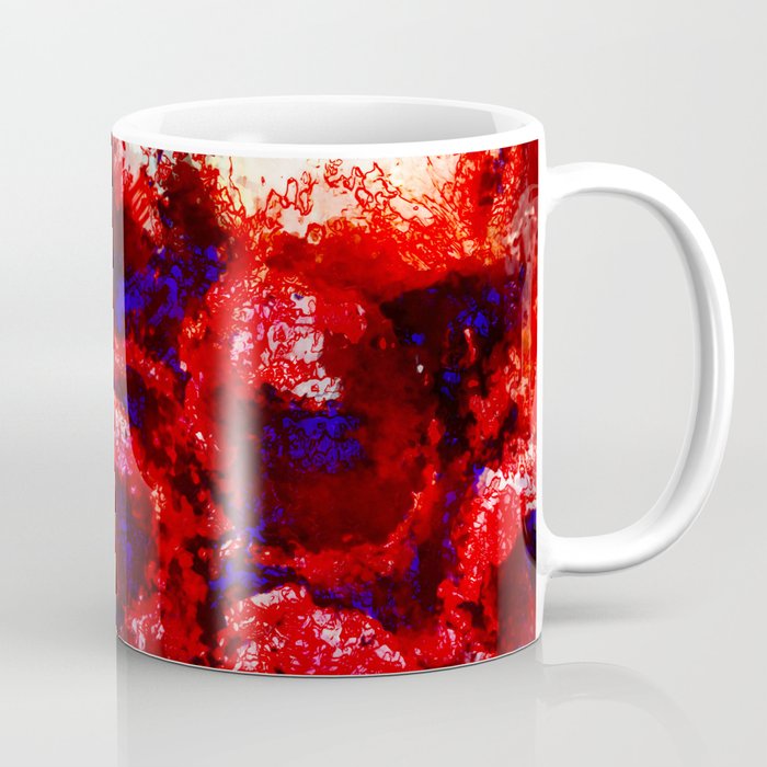 Rich Red Blue Coffee Mug