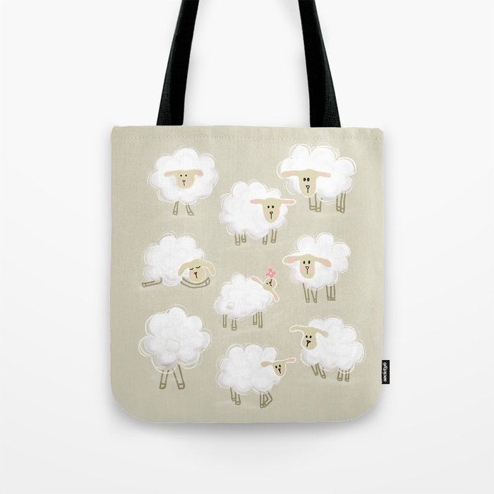 Herd of sheep Tote Bag