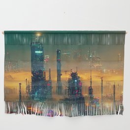 Postcards from the Future - Nameless Metropolis Wall Hanging