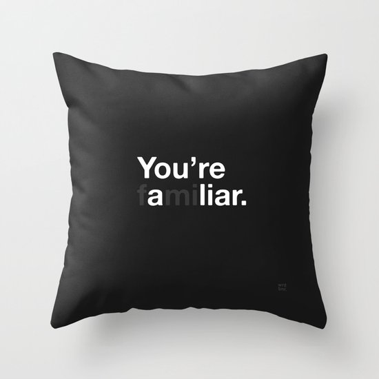 Liar Throw Pillow
