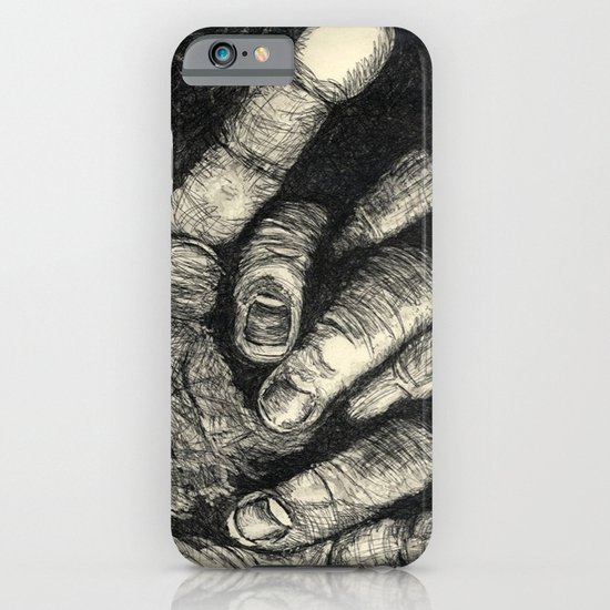 Etched Hand #1 iPhone & iPod Case