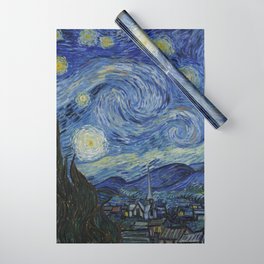 Starry Night Painting Wrapping Paper