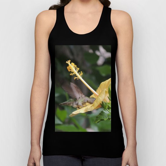 Hibiscus and Visitor Unisex Tank Top