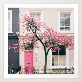 British Blossoms, London Art Print