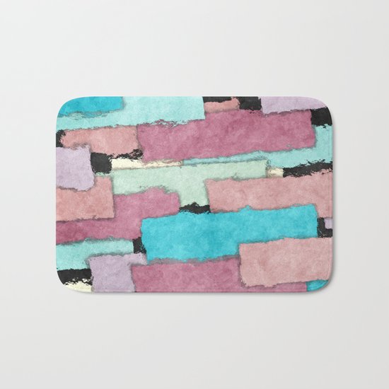 Colorful Patches Bath Mat