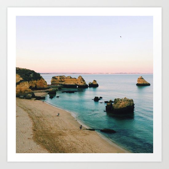Oceanside Sunset Art Print