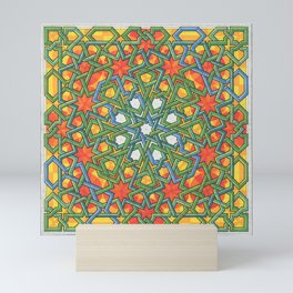8-Fold Alhambra Pattern Mini Art Print