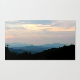 The smoky mountains Canvas Print