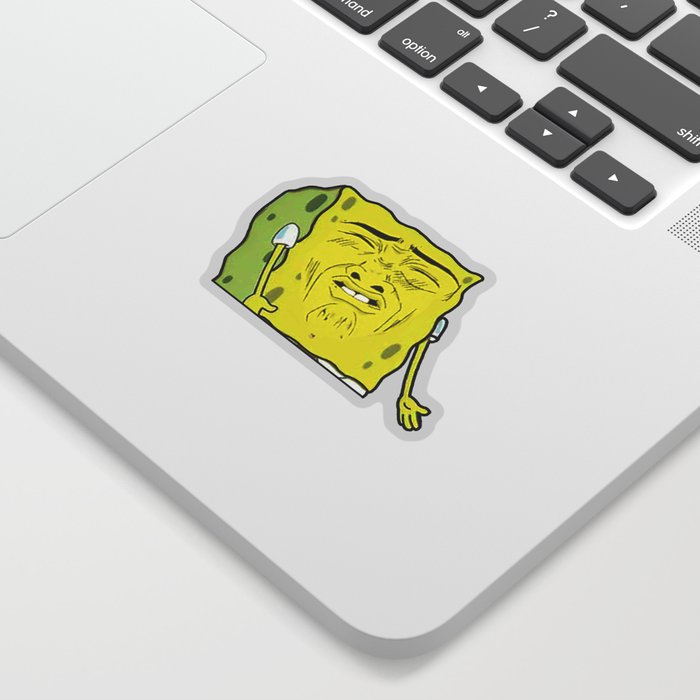 Retarded Spongebob Sticker