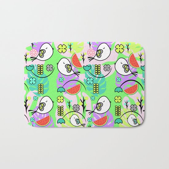 Summer party Bath Mat