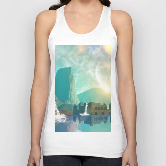 Fantasy landscape Unisex Tank Top