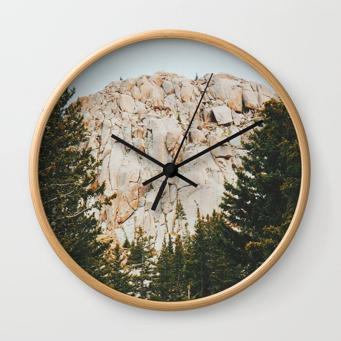 Rocky Mountain Grandeur Wall Clock