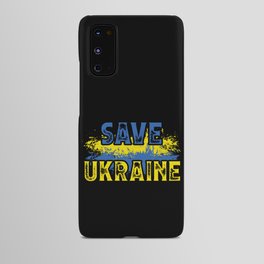 Save Ukraine Ukrainian colors Android Case